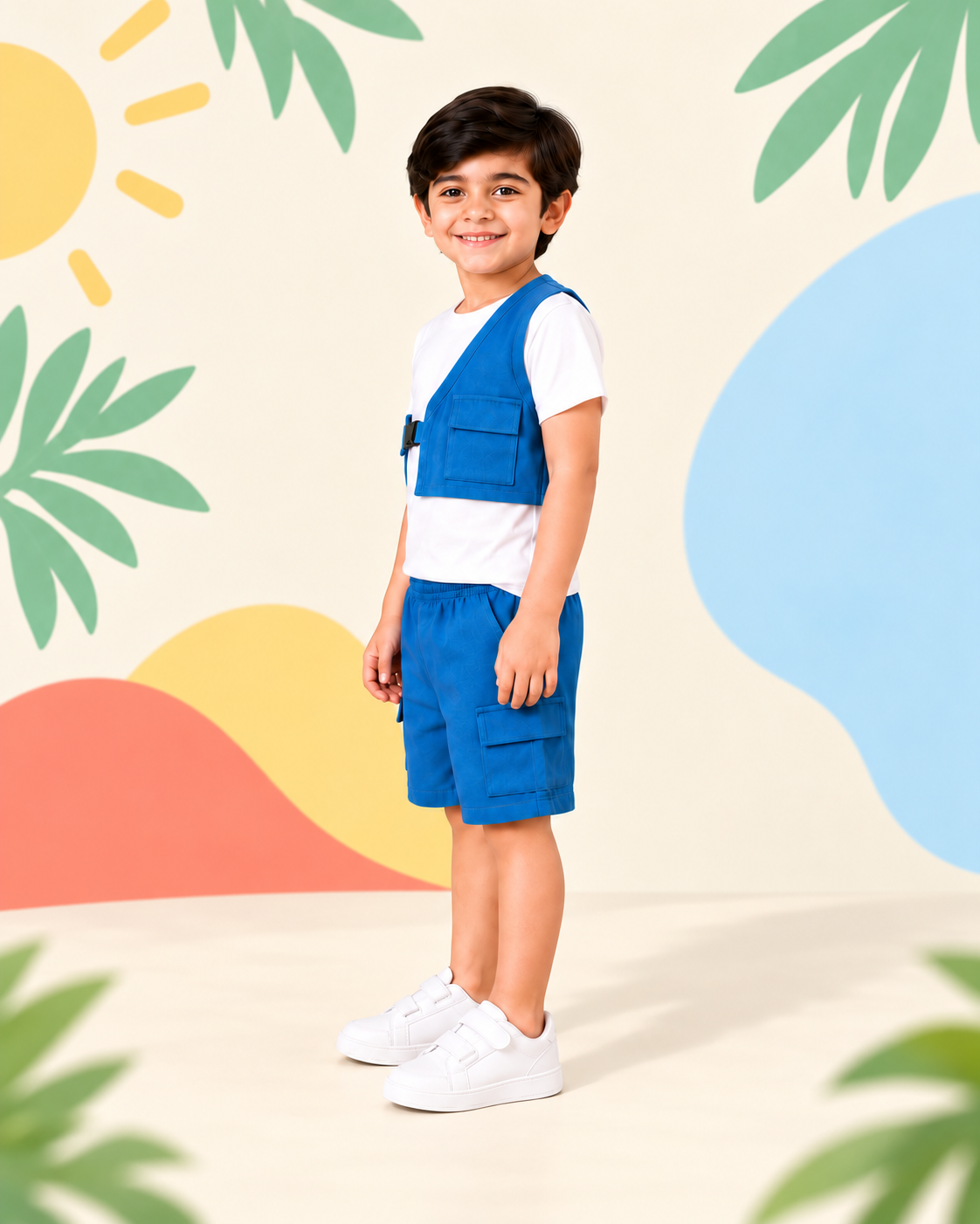 Royal Blue Adventure Vest Set - product image 2