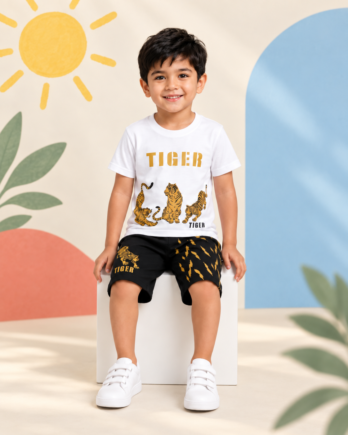 Tiger Graphic Short Set - product image 3