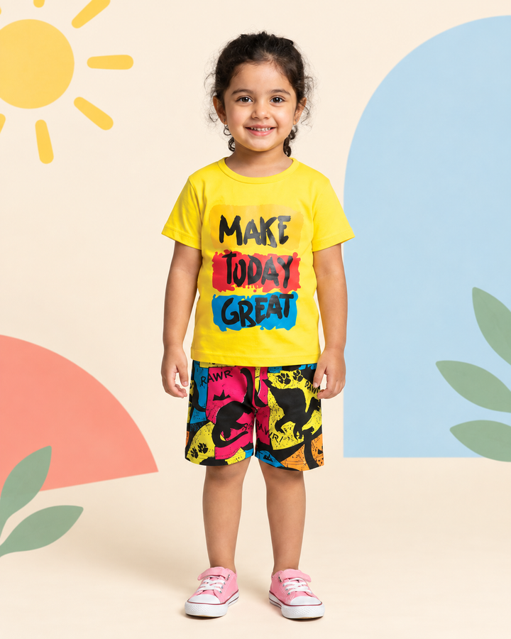 Yellow Make Today Great Girls Set