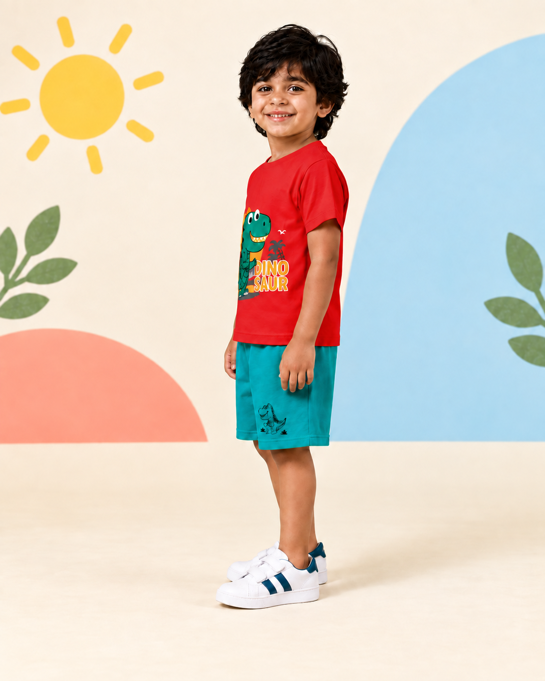 Red Dinosaur Short Set - product image 3