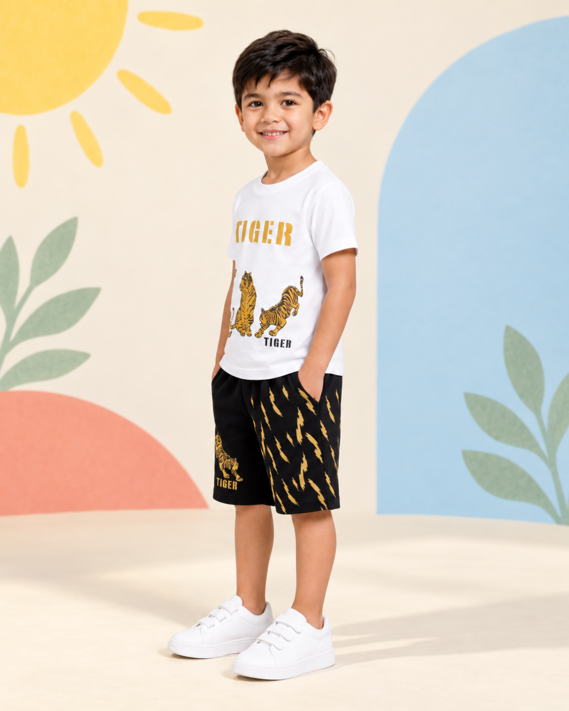 Tiger Graphic Short Set - product image 2
