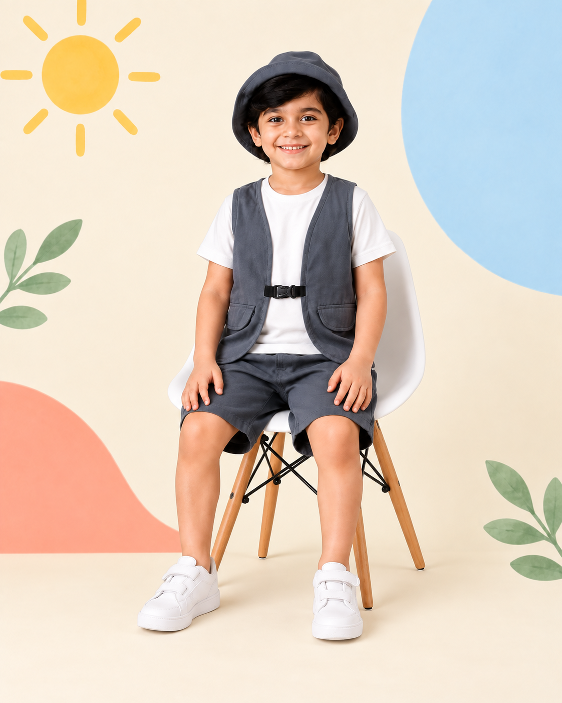 Grey Explorer Vest Set - product image 3