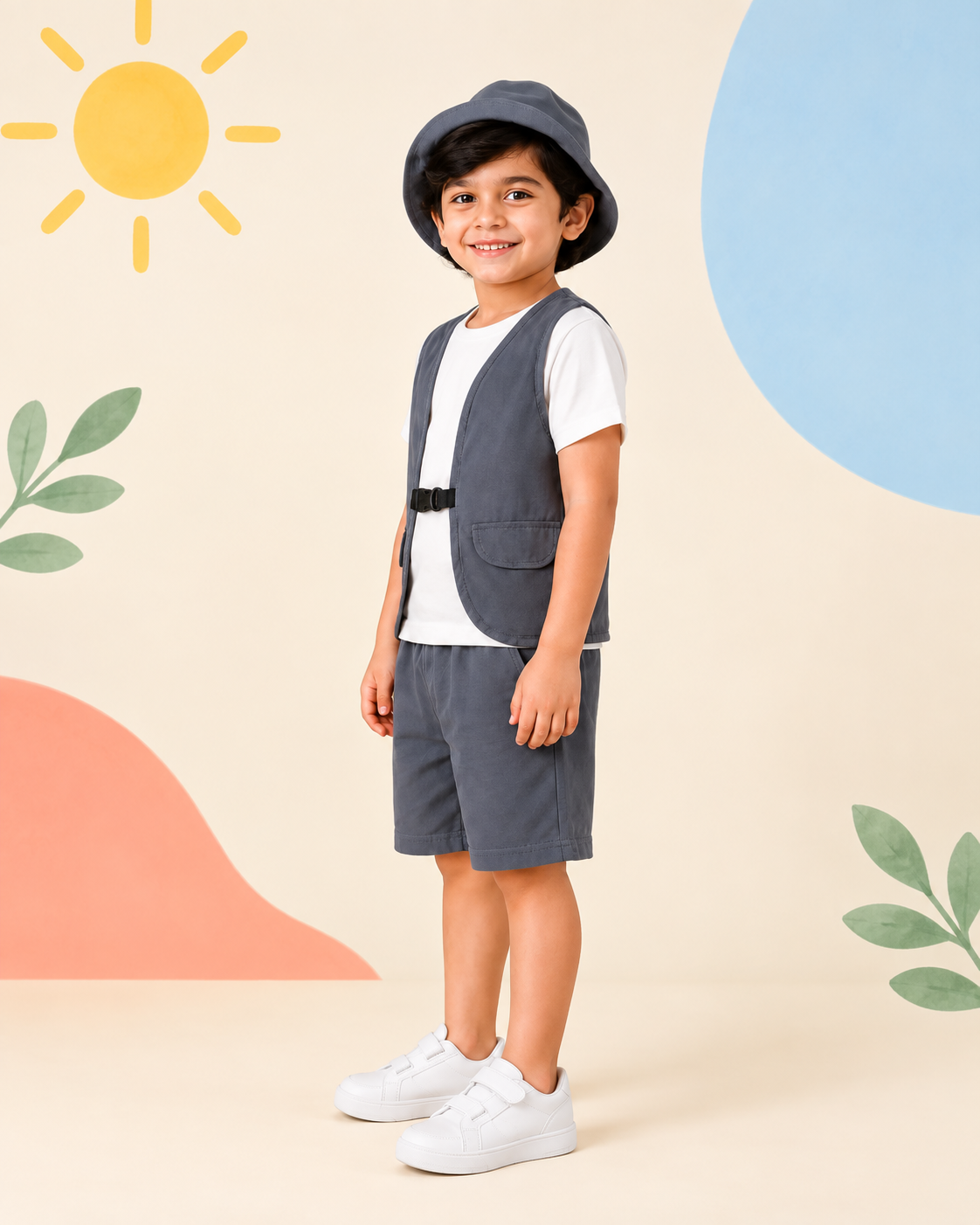 Grey Explorer Vest Set - product image 2