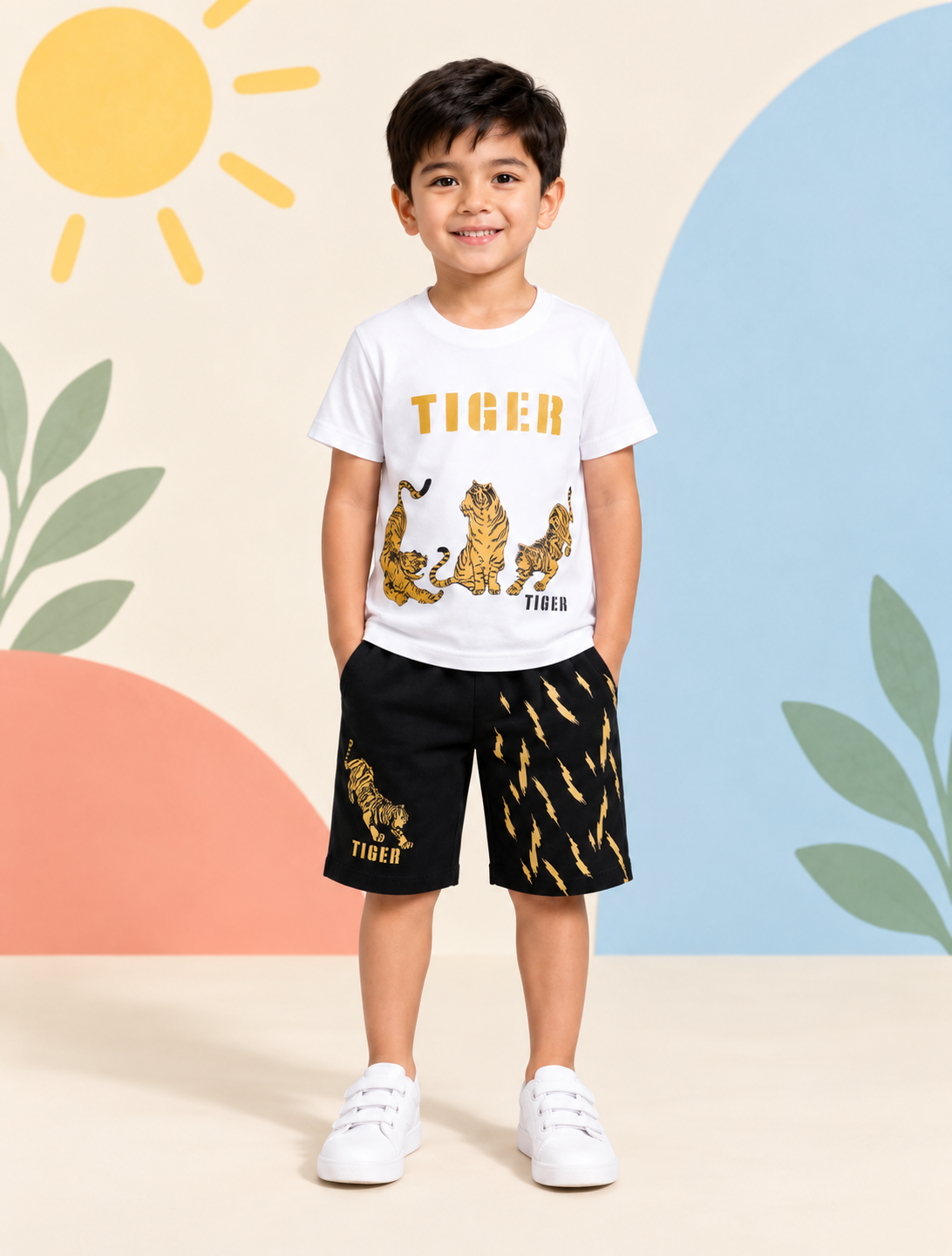 Tiger Graphic Short Set - product image 1
