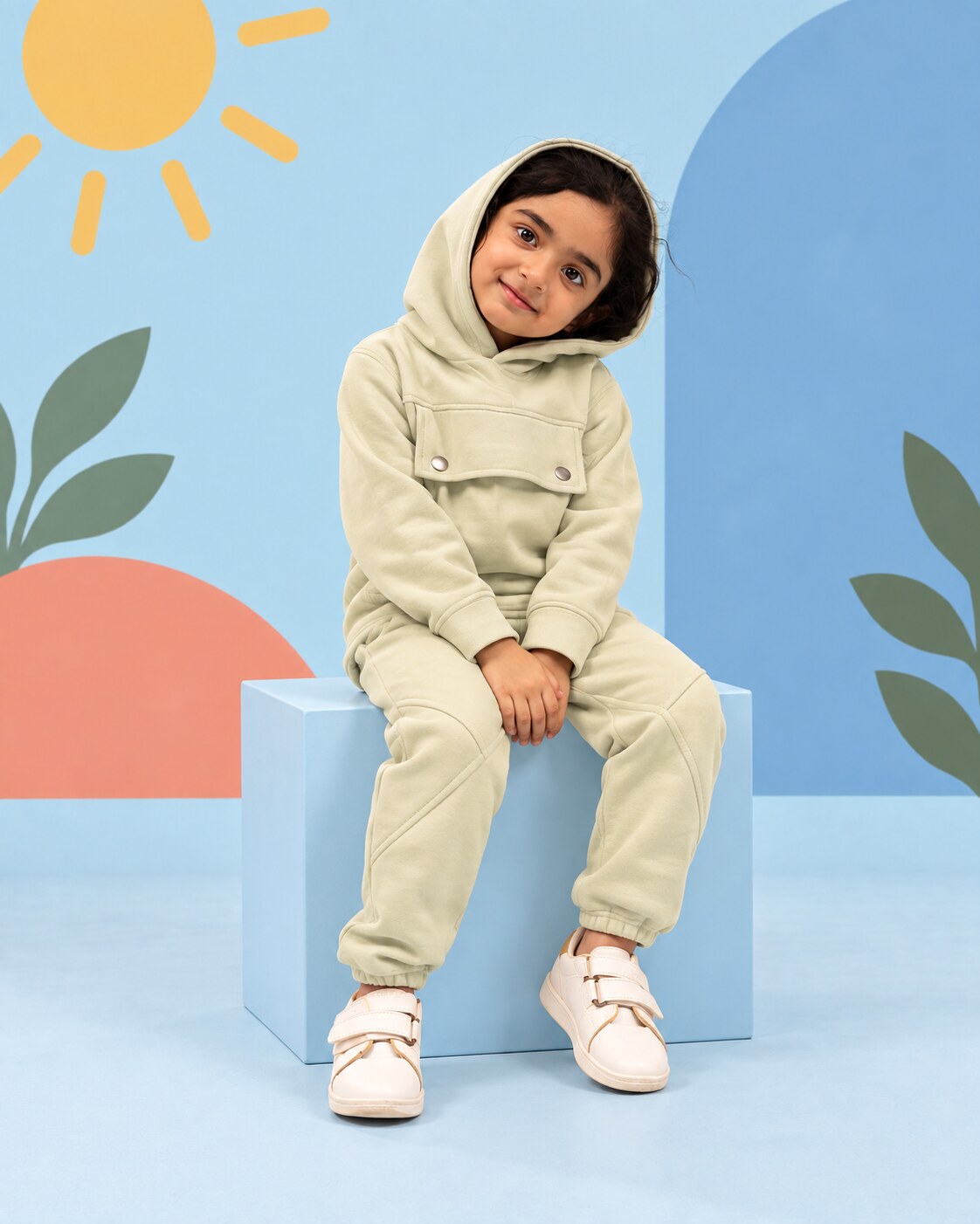 Light Pista Comfort Set – Unisex Winter Fleece Wear - seated