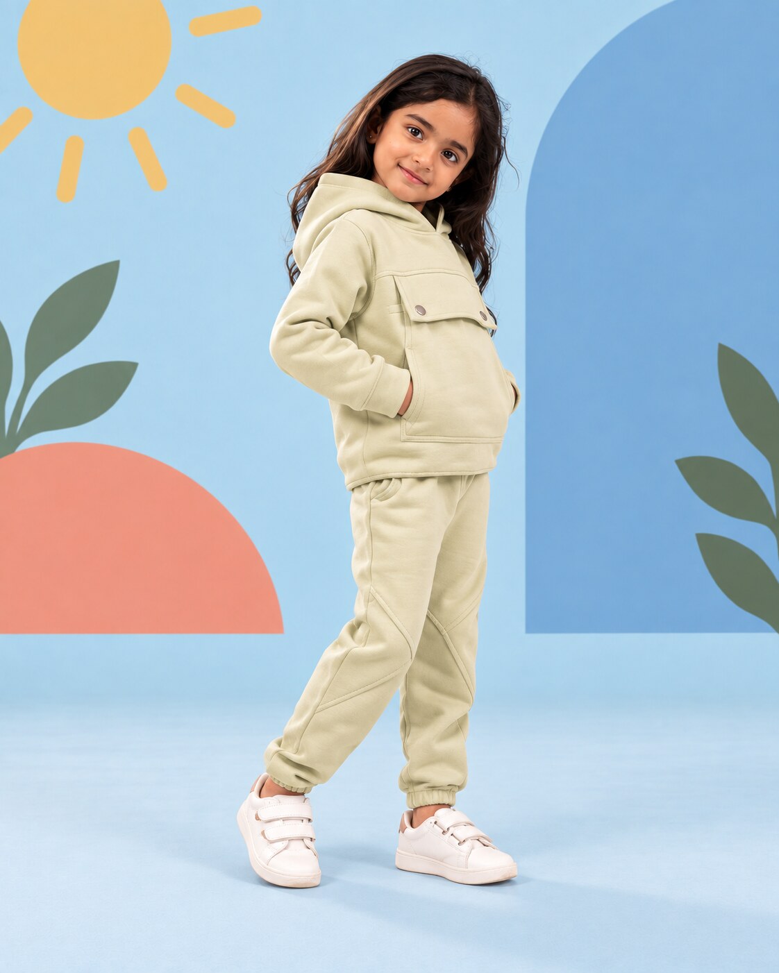 Light Pista Comfort Set – Unisex Winter Fleece Wear - side angle