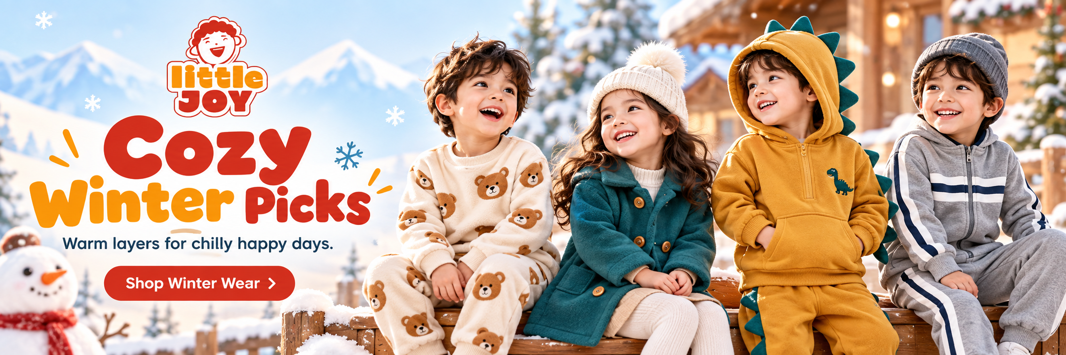 Little Joy winter collection banner